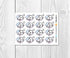 Sleeping Panda Stickers Planner Stickers